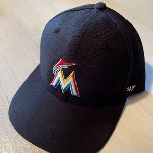 Youth Kids Miami Marlins SnapBack Hat